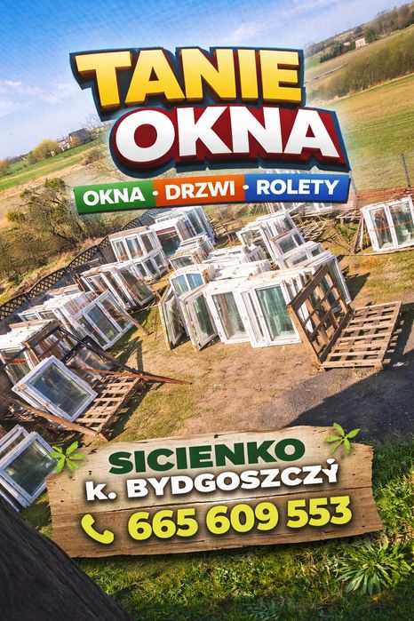 Tanie okna używane i nowe na zamówienie | drzwi | rolety | Sicienko