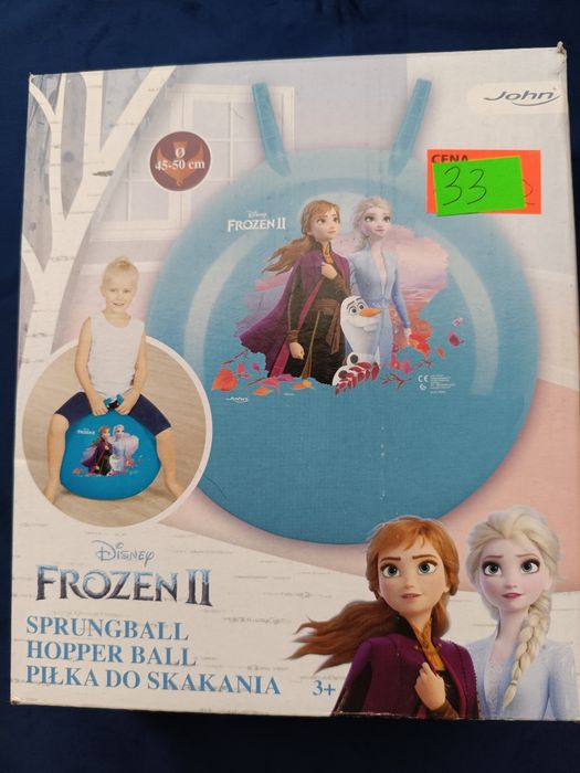 Piłka do skakania królowa lodu. Disney, Frozen. Nowa. Wiek 3+
