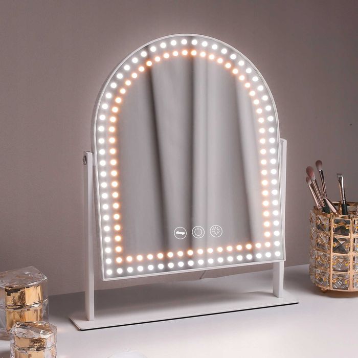 Lusterko do makijażu LED Hollywood Łukowe Nowe 25x30 Nowość Piękne