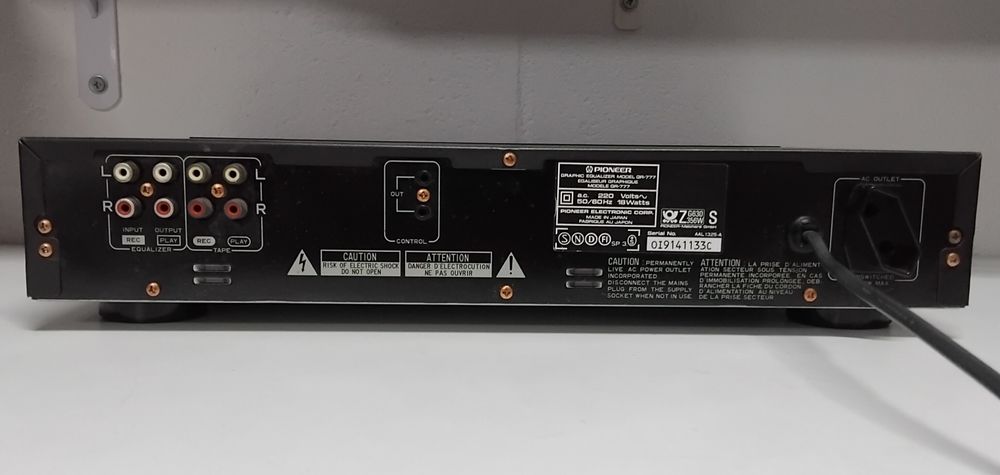 PIONEER GR-777 Equalizador Topo de Gama