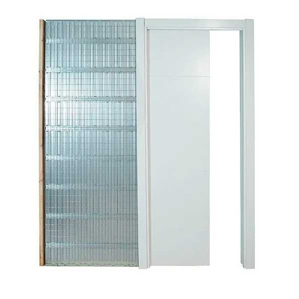 Guias encastrar porta correr parede de gesso