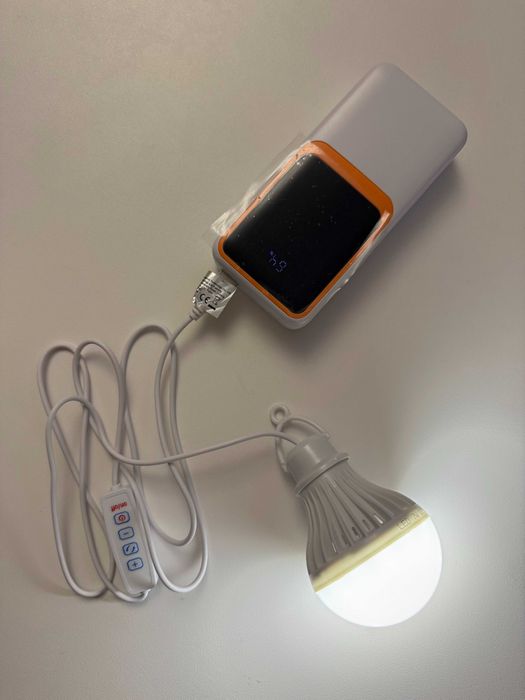 USB LED 7Вт, лампа регульована, для кемпінгу, тепле та холодне світло