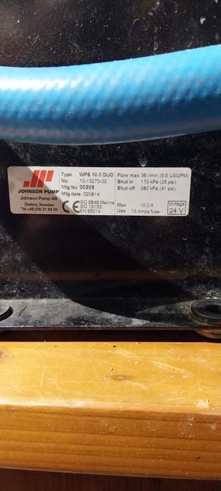 Bomba de água 12v Johnson pump