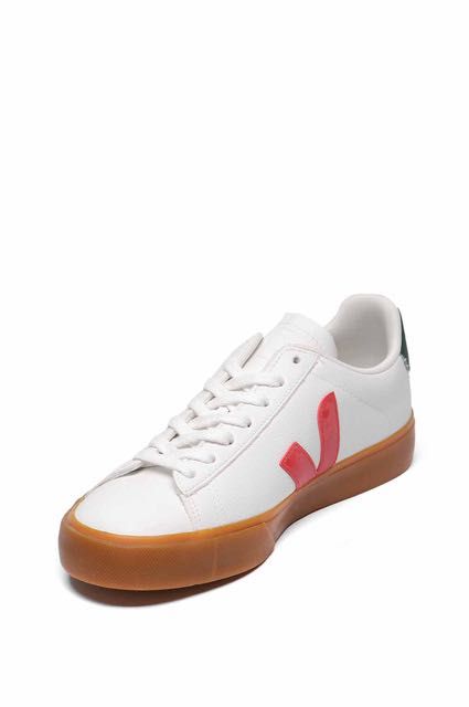 Sapatilhas Homem VEJA Campo Chromefree Leather Sneakers Branco/Pekin/Poker/Natural