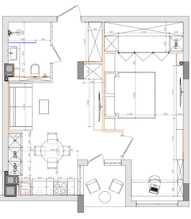 Продається 2 кім квартира /перепланована на 1 кім квар/ЖК Feel house