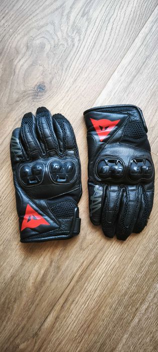 Luvas de mota Dainese MIG C2 – Pele – Pretas