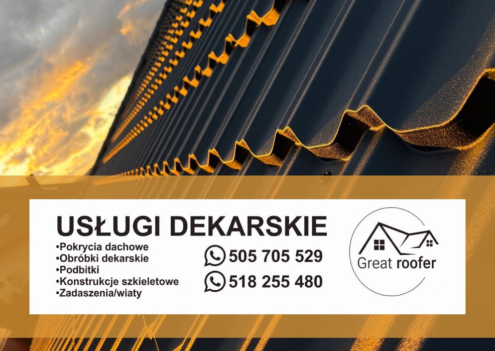 Pokraycie dachowe konstrukcje szkieletowe