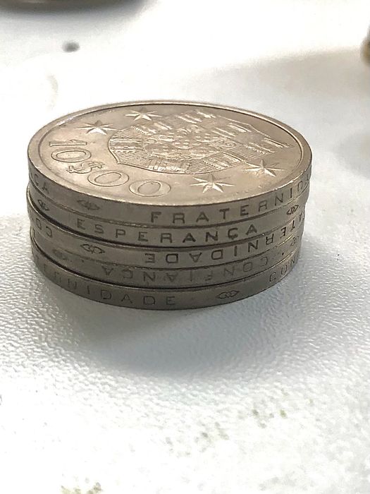 Moeda 250 escudos jogos olimpicos Seul 1988 e 100 escudos