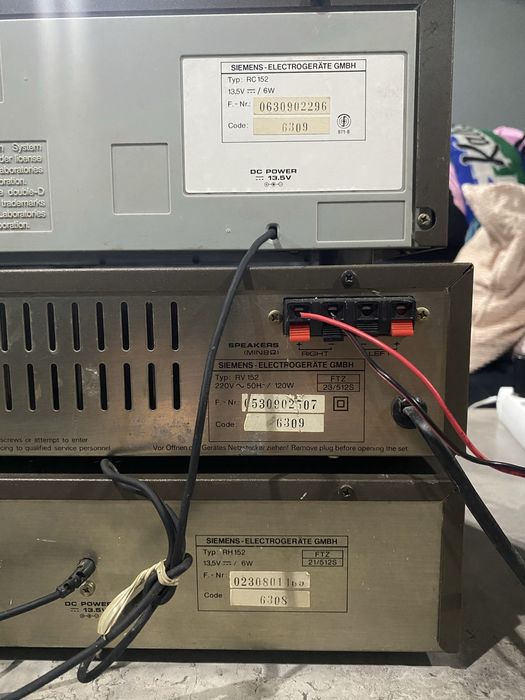 Siemens 152 – RC152 / RV152 / RH152 – klasyk vintage