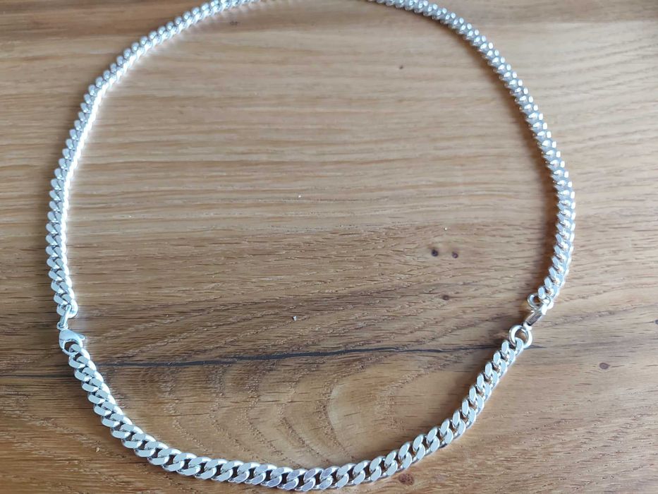 Gruby łańcuszek z bransoletką