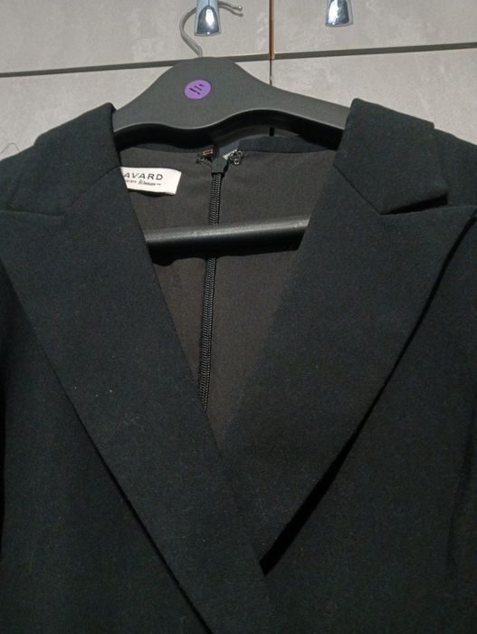 Czarna elegancka wizytowa sukienka , rozmiar 38 , LAVARD, rozmiar 38