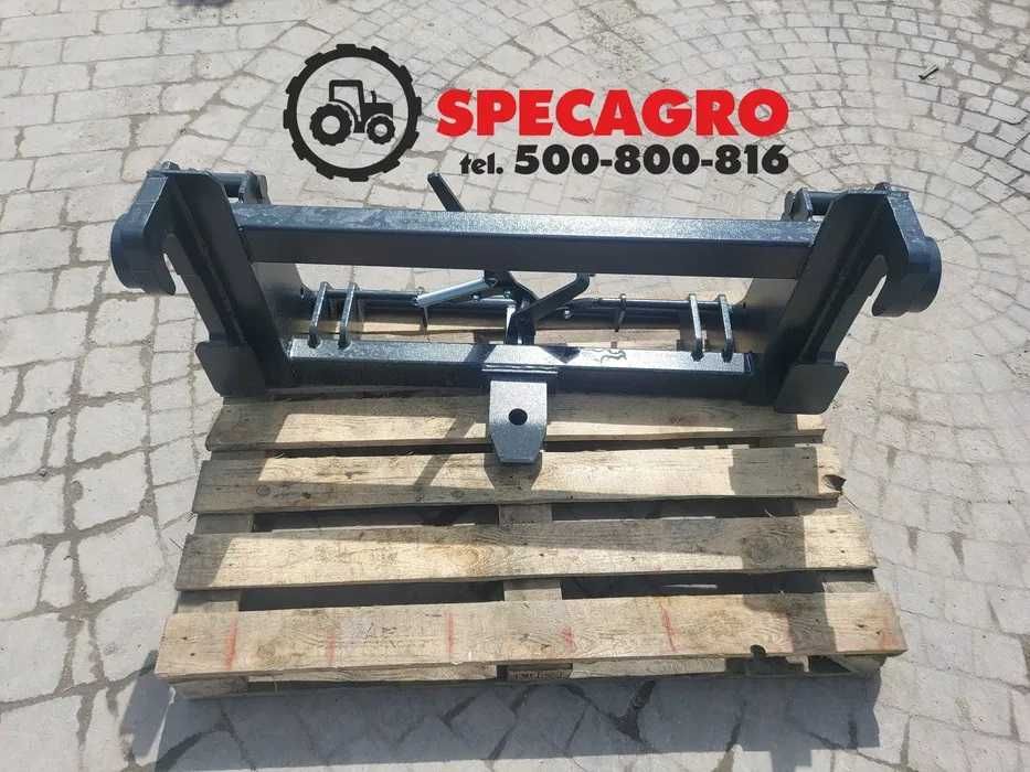 Adapter hydrauliczny z ramką euro na widły  paletowe .