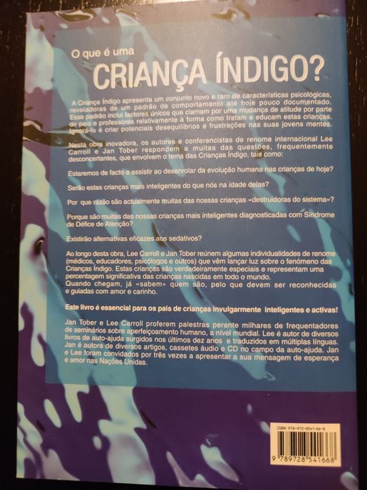 Livro "As crianças indigo"
