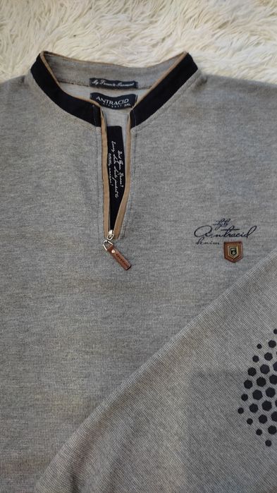 Elegancka bluza z suwakiem XL
