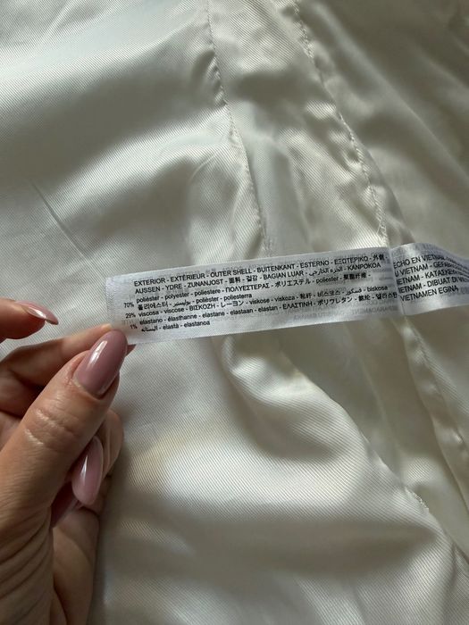 Жакет Zara білого кольору, розмір XS