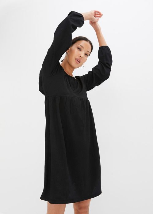 B.P.C sukienka tunika czarna z wycięciem na plecach r.36/38