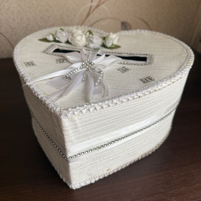 Коробка для конвертів (грошей) на весілля / сімейний банк / скарбничка