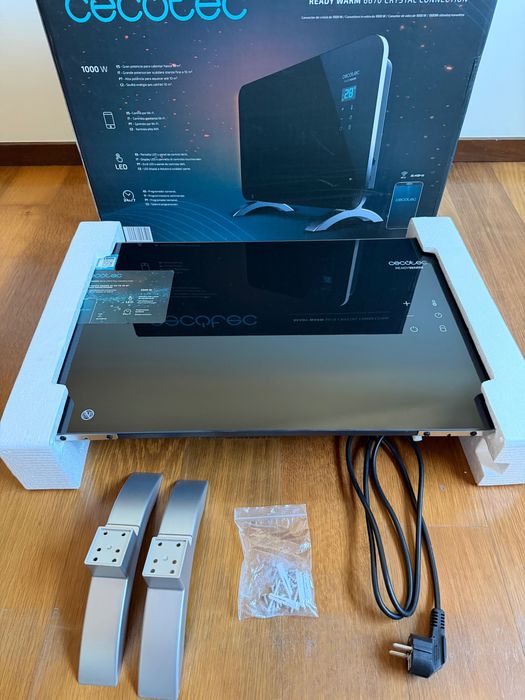 Aquecedor Cecotec ReadyWarm 6670 Crystal Connection 1000W com Wi-Fi