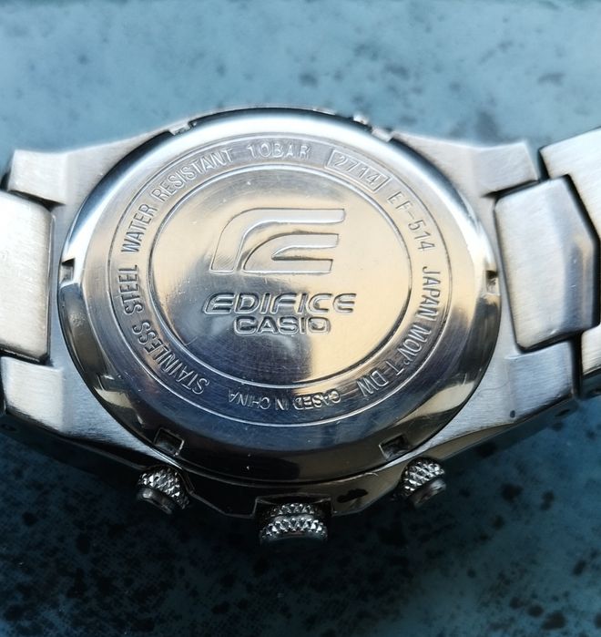 Casio Edifice EF 514 Alarm.