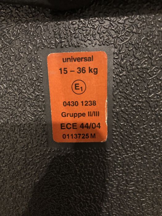 Fotelik samochodowy RECARO Milano 15-36kg