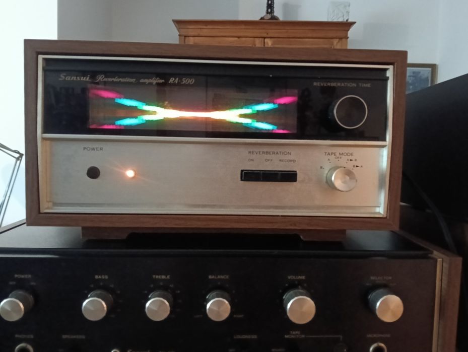 Amplificadores K7 Reverb Sansui e Technics