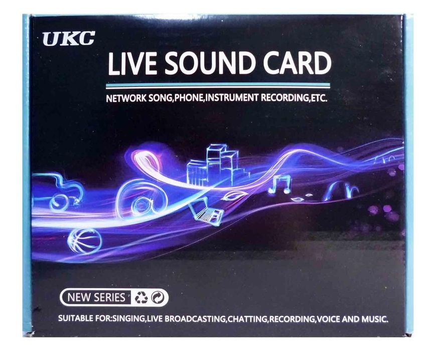 DJ микшер V8, звуковая аудиокарта внешняя USB