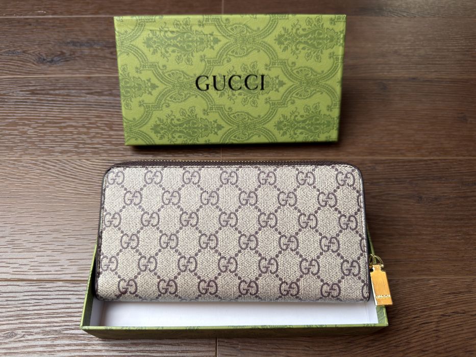 Portfel długi Gucci z pudełkiem