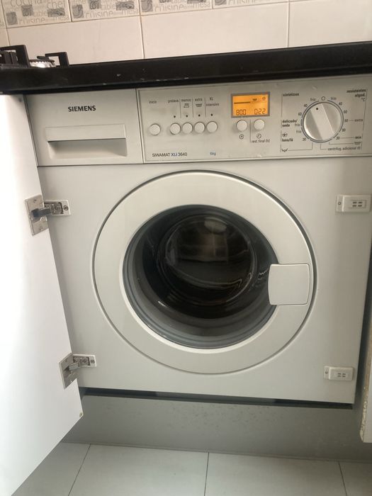 Máquina lavar roupa siemens para encastrar
