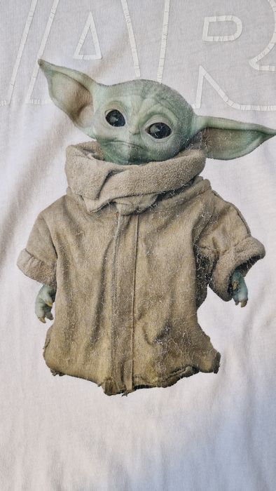 Koszulka damska t-shirt 38 M H&M star wars baby Yoda 100% bawełna