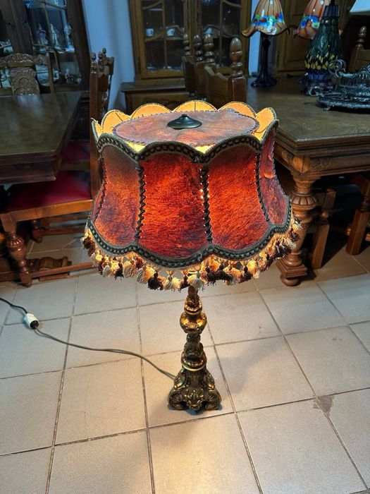 Бронзовий напольний торшер підлоговий світильник 7468