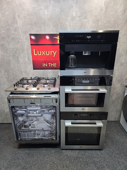 Ціла кухня Miele!Духовка НВЧ+пароварка кавоварка посудомийка Газова