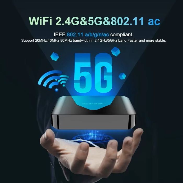 Android 16 на 8/128 Смарт приставка U5 smart box tv