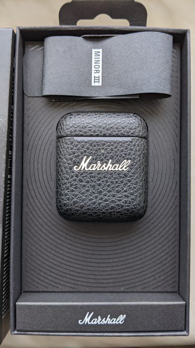 Навушники бездротові Marshall Minor III Black