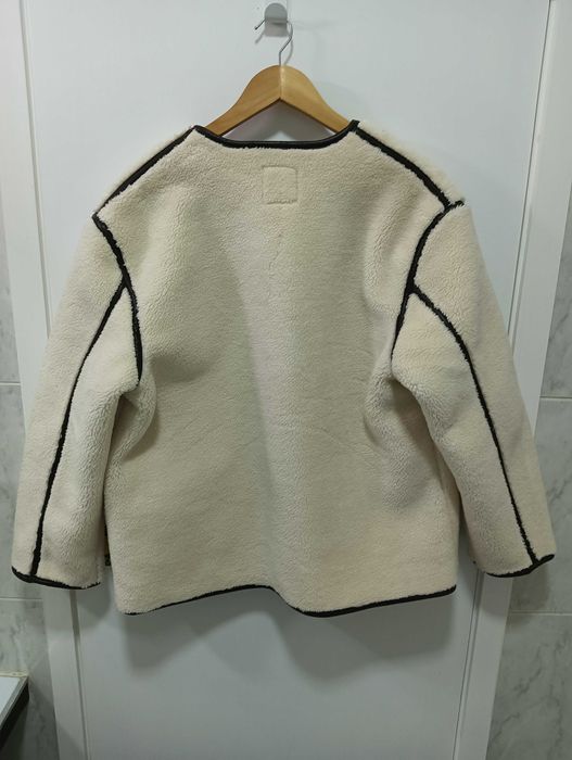 Casaco Teddy Bege Lefties | Botões Toggle | Como Novo
