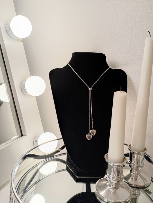 Zestaw biżuterii naszyjnik i bransoletka stal nierdzewna