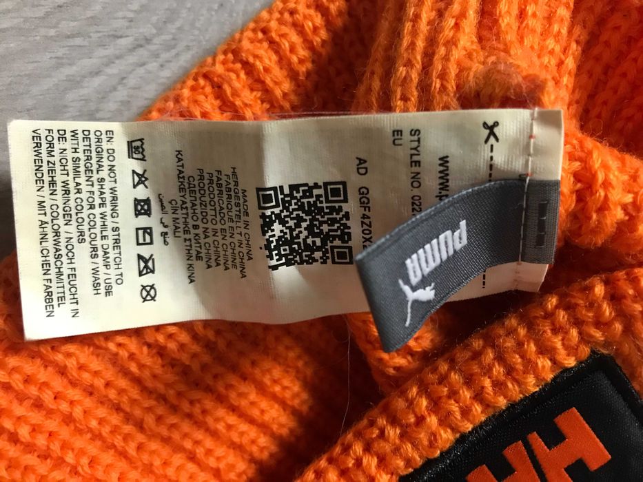 PUMA x HELLY HANSEN oryginalna czapka zimowa stan BDB
