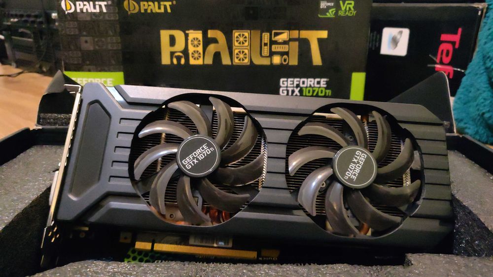 Nvidia Palit GeForce GTX 1070 Ti DUAL 8GB GDDR5 Rzeszów • OLX.pl