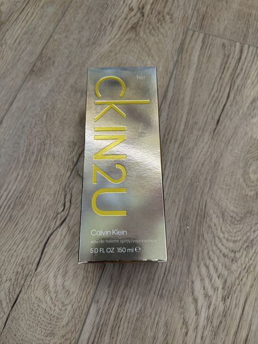 Puste opakowanie pudełko po perfumach CKIN2U Calvin Klein 150ml