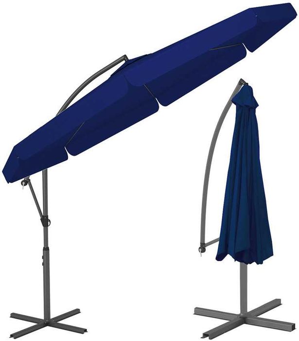 Parasol Ogrodowy na wysięgniku bocznym, składany