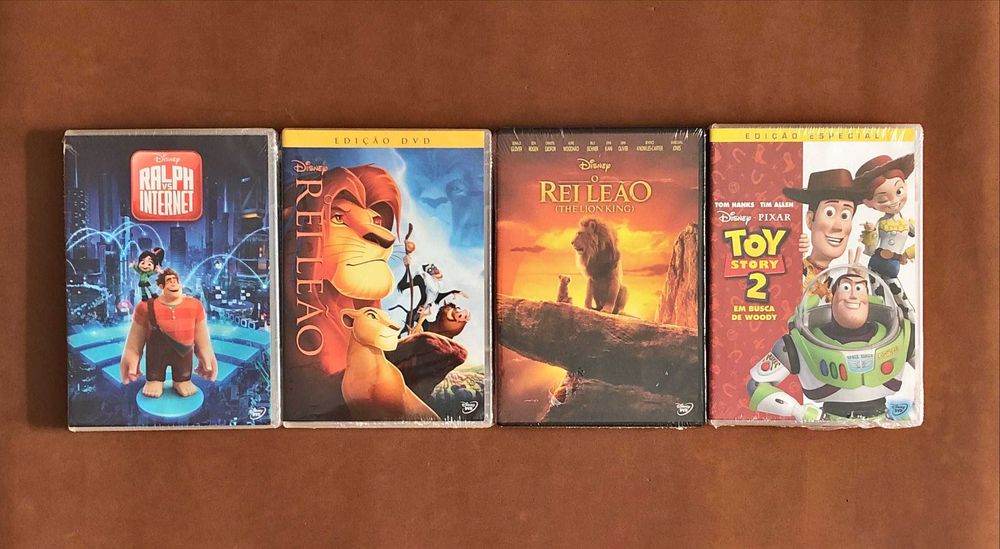 FILME DVD SELADO [34€ cada] Bela Frozen Ralph Rei Leão Toy Story Disney Pixar