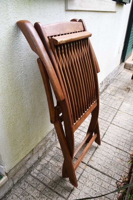 Cadeira Madeira Jardim Pesada