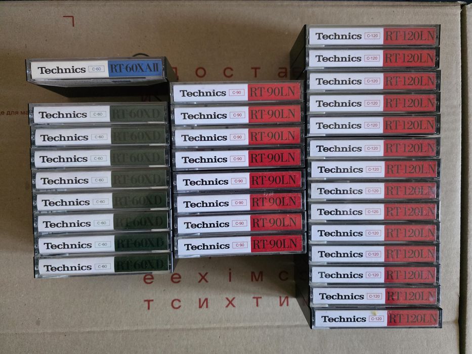 Аудіокасети касети кассеты cassette Technics