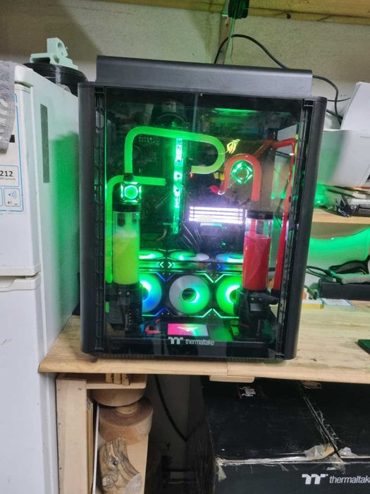 WORKSTATION FLASH – Dual Loop Custom | RTX 3090 24GB VRAM + 128GB RAM DDR4