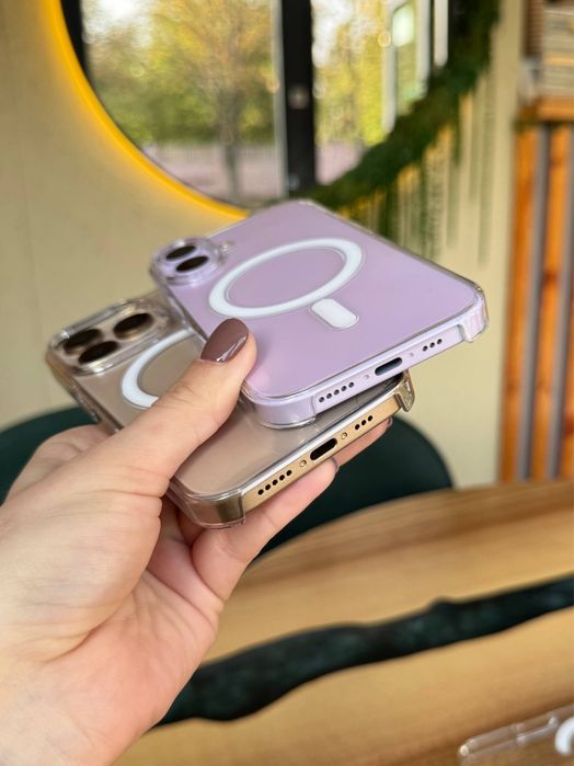 Чохол iPhone 16 Pro Max з MagSafe прозорий чехол Айфон 16 про макс з магсейф