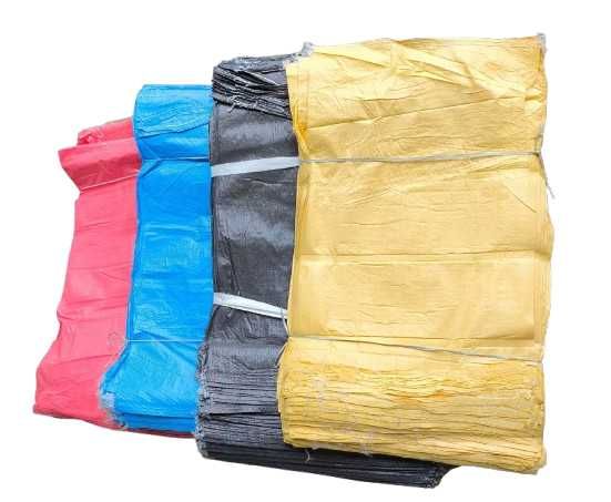 PUSTE WORKI POLIPROPYLENOWE do węgla piasku zboża paszy 250szt MIX