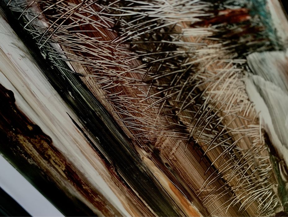 Картина олією в рамі пейзаж