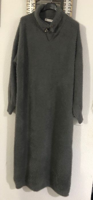 Красивое теплое пушистые платье