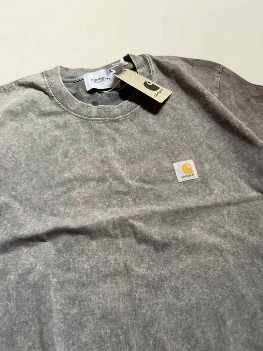 Футболка Carhartt Кархарт сіра футболка Carhartt T-shirt