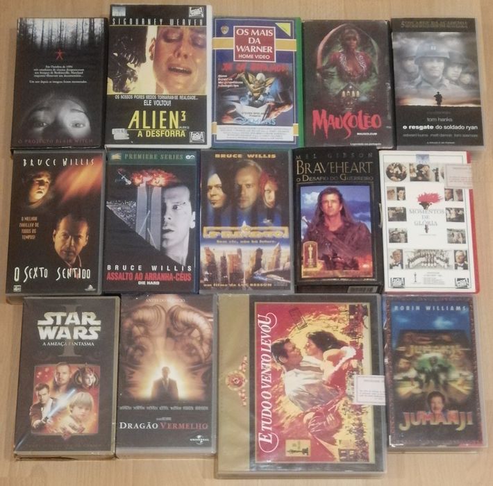 VHS Filmes variados