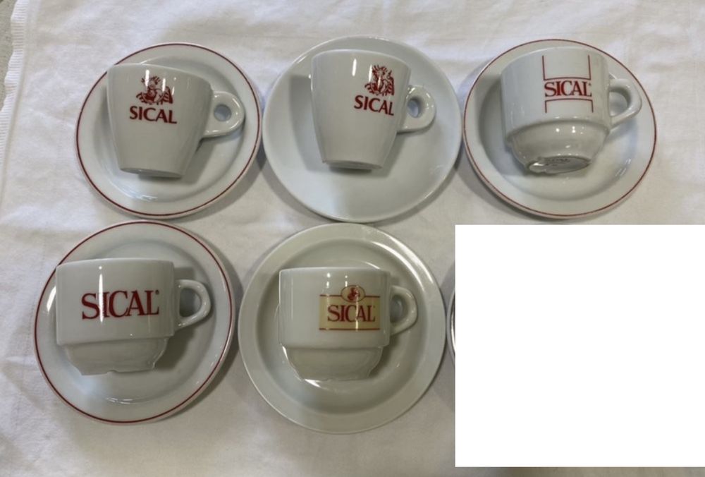 Chávenas café de coleção